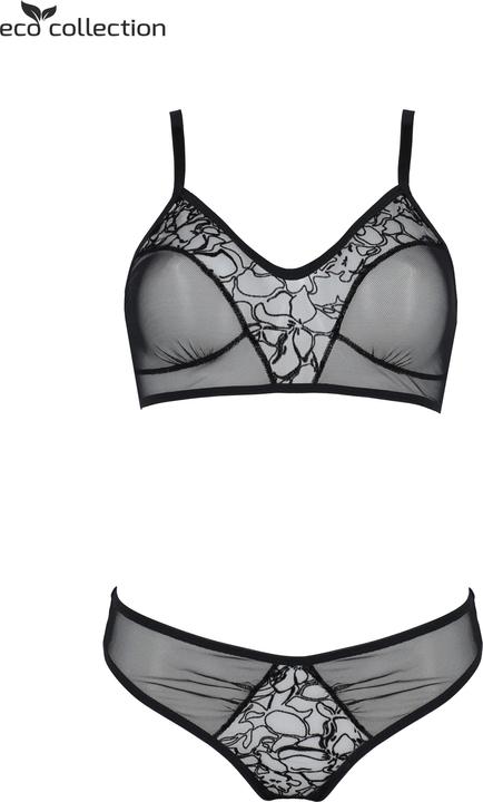 Actual product image ECO Collection Primula 2-piece bralette set black (M, S)