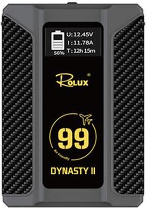 Produktbild Rolux V-Mount Akku Dynasty II (1 Stk., Gerätespezifisch, 6900 mAh, Akku)