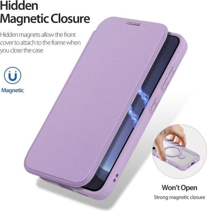 Actual product image Dux Ducis Skin X Pro Magnetic Stand Lederhülle (Samsung Galaxy S25+)