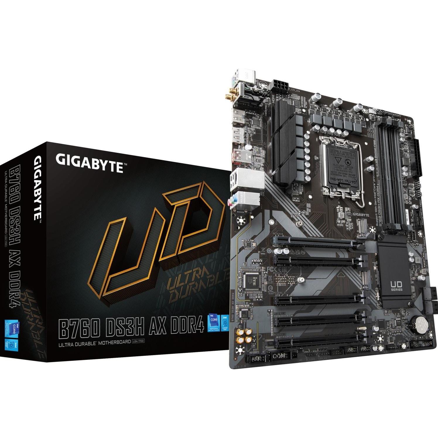 Gigabyte B760 DS3H (LGA 1700, Intel B760 Express, ATX), Mainboard