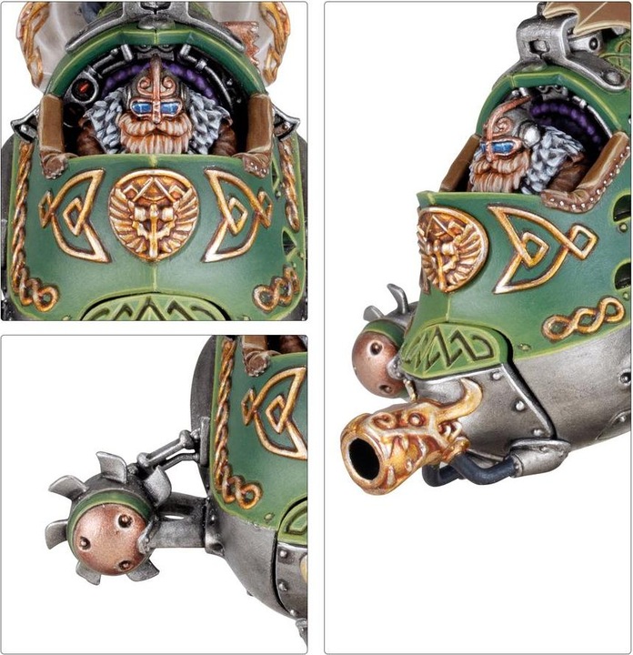 Image du produit Games Workshop Warhammer ToW - La montagne Dwarfen abrite des gyrocoptères et des gyrobombardiers (Matières plastiques)