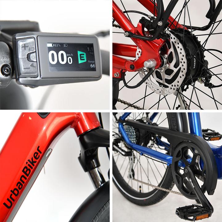 Immagine prodotto Urbanbiker UB100 | Das Vielseitige City-E-Bike | Bis zu 140Km Reichweite (47 cm)