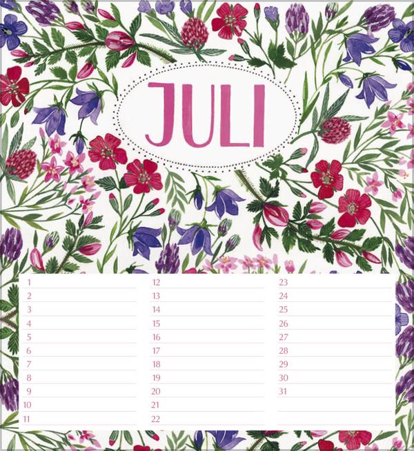 Produktbild Geburtstagskalender Gartenglck