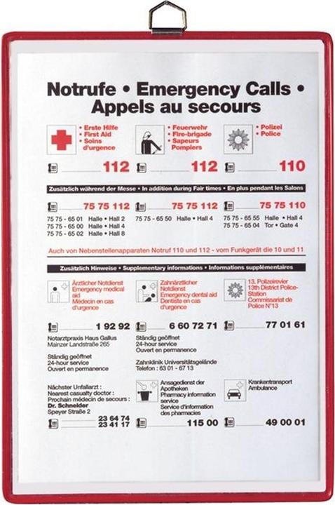 Produktbild Tarifold Sichttafel