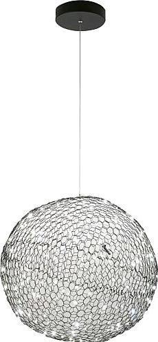 Actual product image Fabas Luce LED pendant light SUMTER, IP20, round, 18W 3000K 1780lm, dimmable in steps, black (1780 lm)