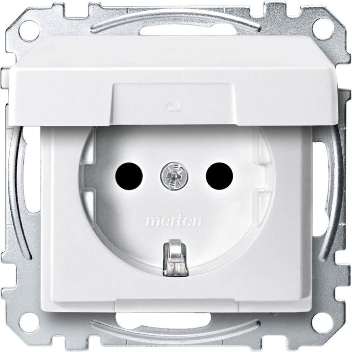 Produktbild Merten Steckdose System M Polarweiss MEG2310-0619