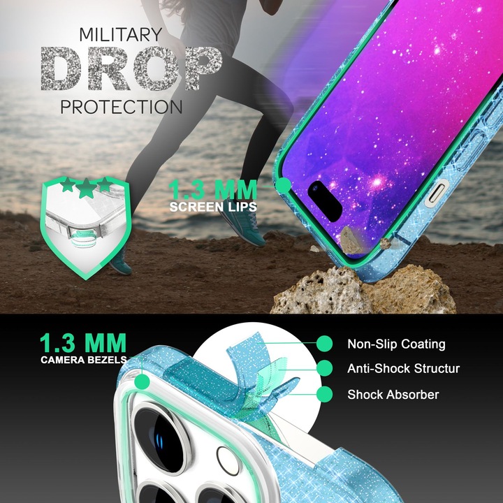 Image du produit Nalia Étui à paillettes (Apple iPhone 14 Pro Max)