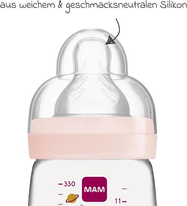 Produktbild MAM Easy Active 330 ml, 4+ Mon., 2 Stk, Weltall (330 ml)