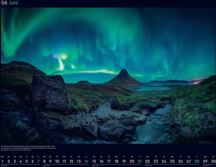 Produktbild Polarlichter - Wandkalender 2026 (60 x 45 cm)