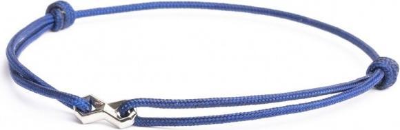 Actual product image Gemini Infinity Blue Silver (Navy blue nylon strap, Titanium)