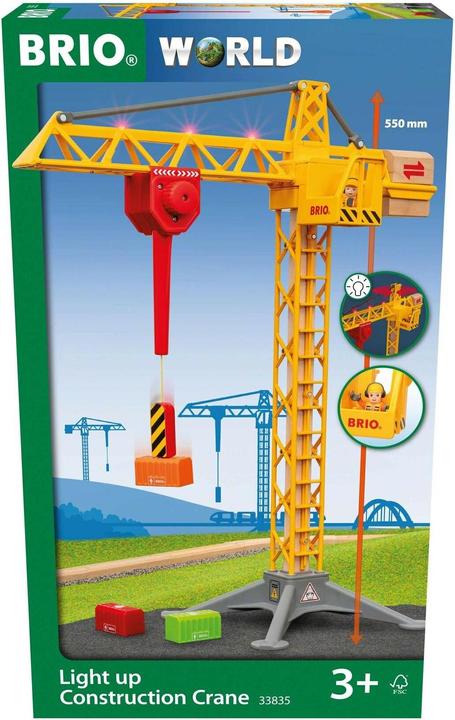 Actual product image Brio Building crane with lights