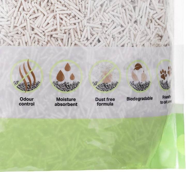 Produktbild Diamentiq Tofu Matcha Ultra clumping - pflanzliches Streu - 2 5 kg (Biologisch abbaubar, Klumpend, Nicht staubend, 2.50 kg)