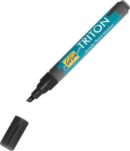 Actual product image Solo Goya Triton Acrylic Paint Marker (Black, 4 mm, 1 x)