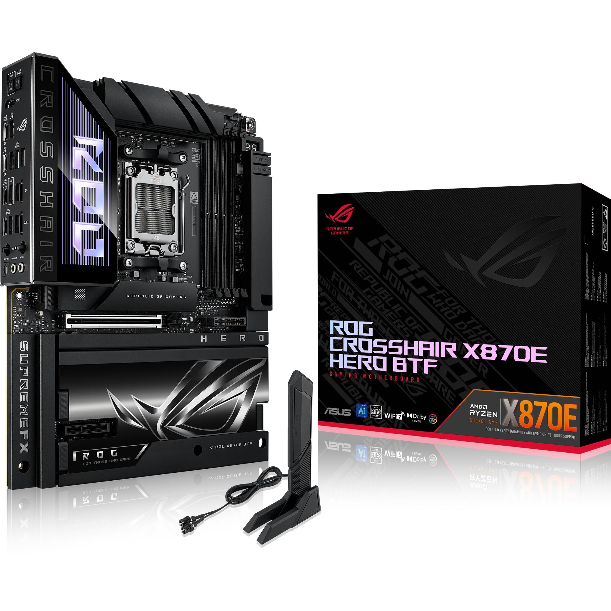 ASUS ROG Crosshair X870E Hero BTF (AM5, AMD X870E, ATX), Mainboard