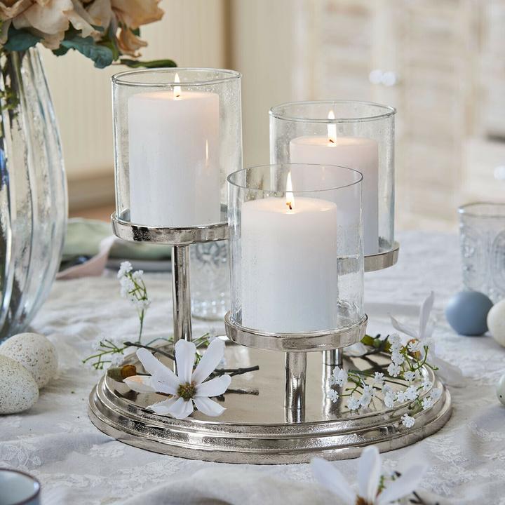 Immagine prodotto Loberon Kerzentablett Morive silber