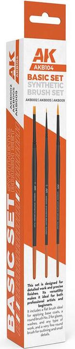 Immagine prodotto AK Interactive SET DI SPAZZOLE Basic (3 spazzole)