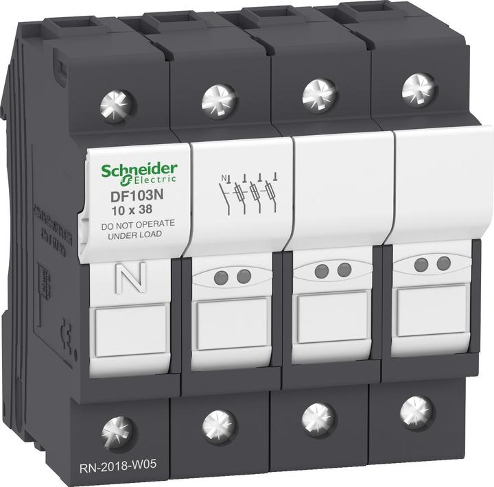 Actual product image Schneider Electric DF FUSE HOLDER 3P+N 32A