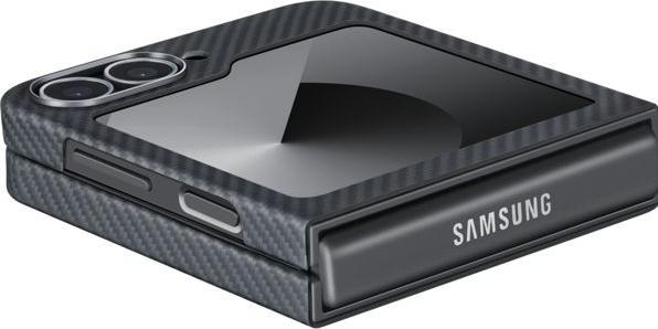Image du produit Ipitaka MagEZ Case 5 for Samsung Galaxy Z Flip6 Black/Grey Twill (Samsung Galaxy Z Flip6)