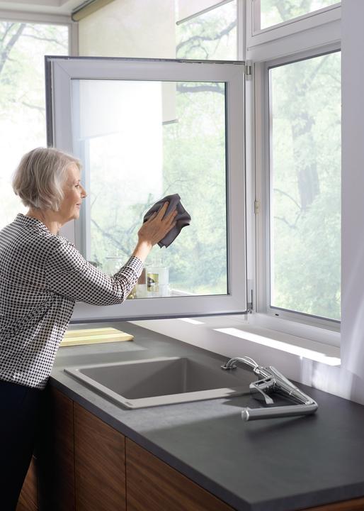 Actual product image hansgrohe HG fitted sink 450 S510-F450 concrete grey (Fitted sink, 51 cm, 56 cm)