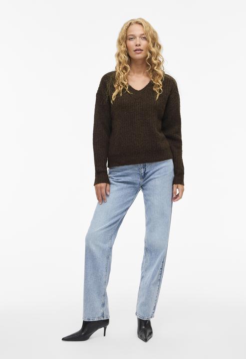 Image du produit Vila VILAMPE V-Ausschnitt Strickpullover (XS)
