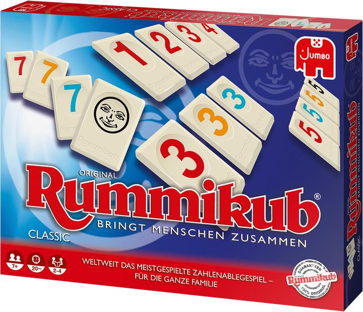 Produktbild Jumbo Original Rummikub Classic (Deutsch, 2 - 4 Spieler)