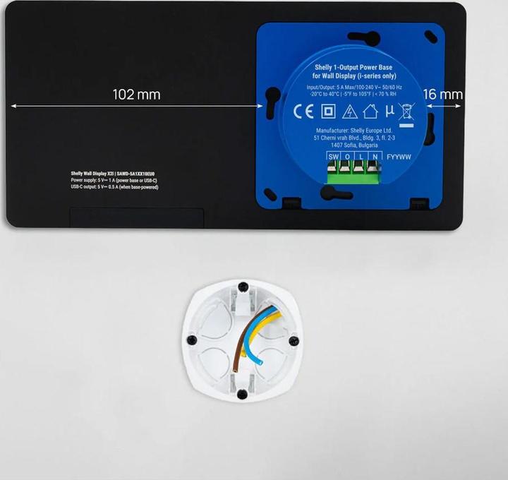 Actual product image Shelly Wall Display X2i