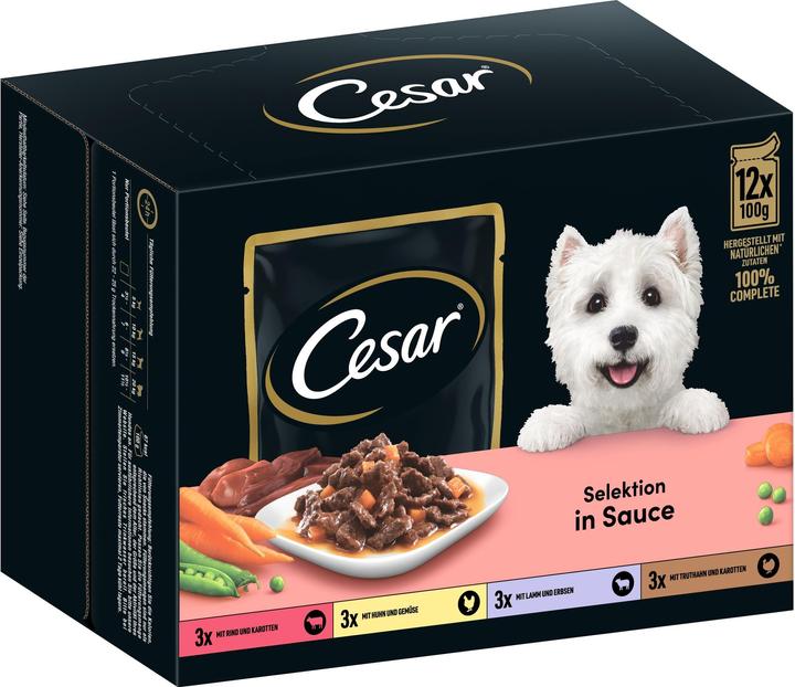 Produktbild Cesar Selektion Sauce, 12x100g (Adult, 12 Stk., 1200 g)