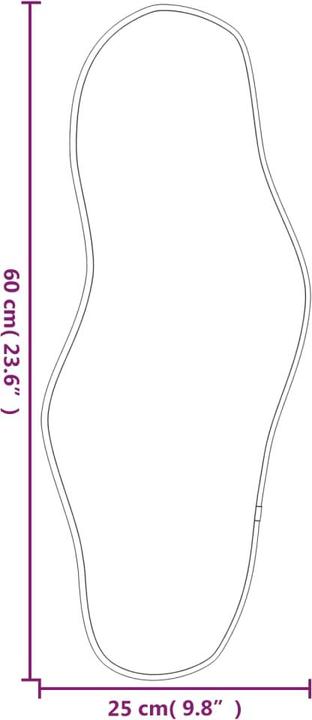 Image du produit vidaXL Wandspiegel (60 x 25 cm)