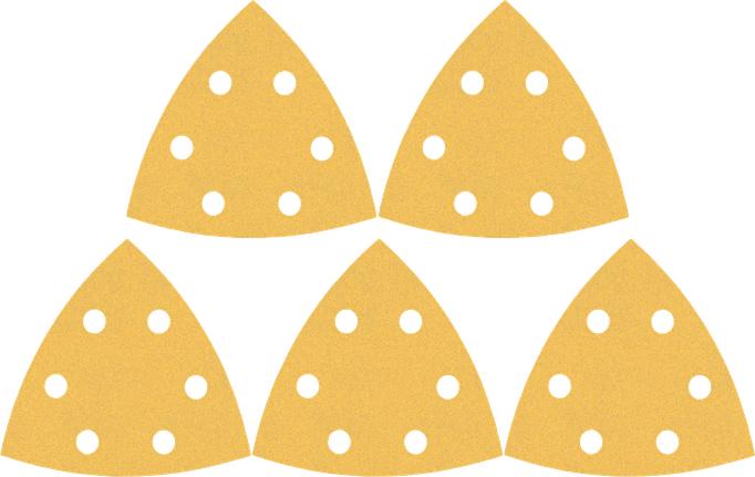 Actual product image Bosch Professional Zubehör Expert C470 Sandpaper for Delta Sander, 93 mm, G 320, 5 pcs. (320)
