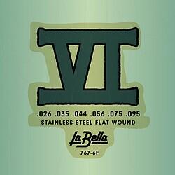Productafbeelding La Bella 767-6F Bass VI st.st.fw 026/095 (Bas)
