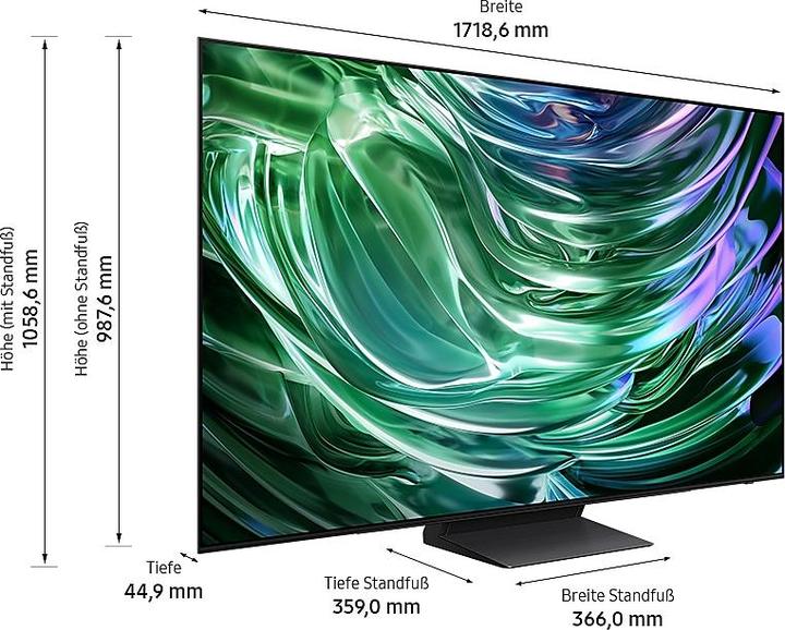 Image du produit Samsung 77" OLED 4K S90D Tizen OS™ Smart TV 2024 (77", S90D, OLED, 4K, 2024)