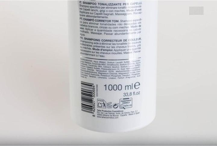 Produktbild Tahe Botanic Silver Shampoo Correction für weisses, graues oder gesträhntes Haar 1000ml (1000 ml, Flüssiges Shampoo)