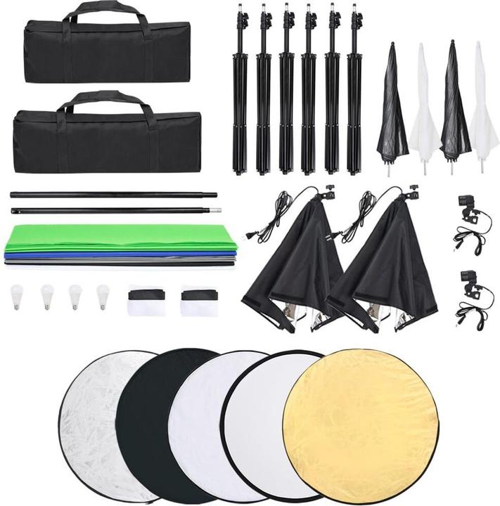 Produktbild vidaXL Fotostudio-Kit (300 cm, 210 cm)