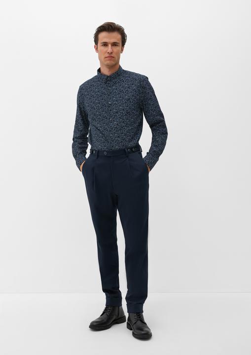 Produktbild s.Oliver Hemd Slim: Hemd aus Baumwollstretch (S)