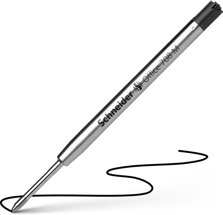 Produktbild Schneider Kugelschreibermine Office 708 (1 Stück, Schwarz, 0.50 mm)