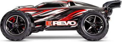 Immagine prodotto Traxxas M.TRUCK E-REVO 1:16 4WD EP RTR ROSSO con caricatore e batteria USB-C (RTR pronto all'uso)