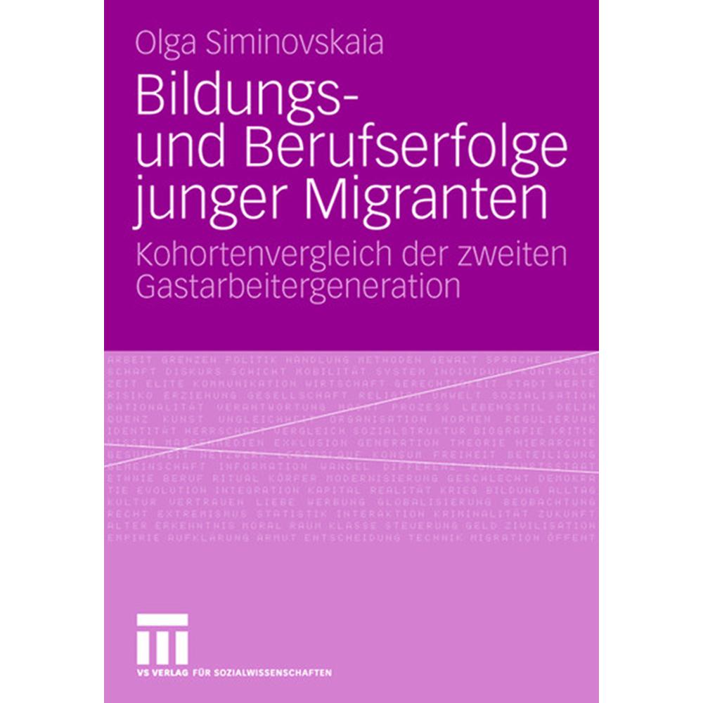 Bildungs- und Berufserfolge junger Migranten, Fachbücher