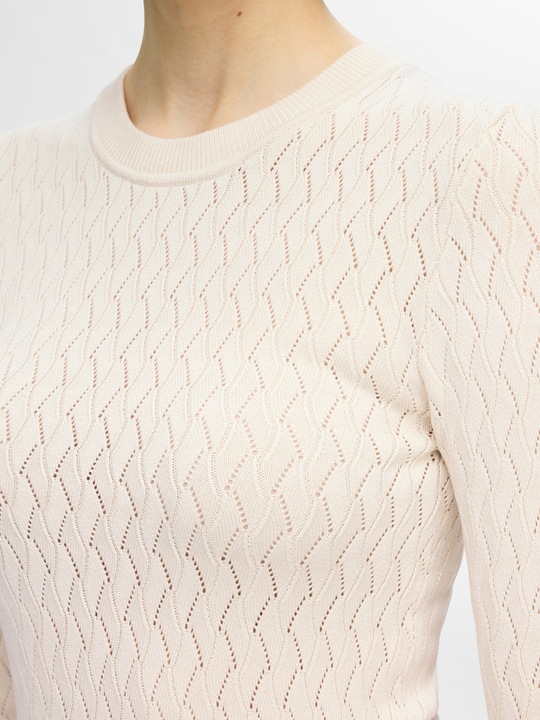 Actual product image Selected Femme Long sleeve knitted top (XL)