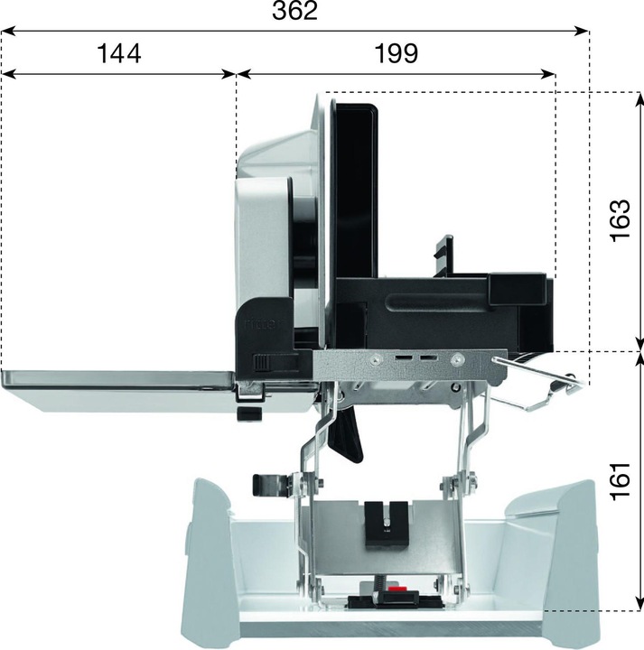 Actual product image Dr. Ritter Built-in universal cutter AES 52 S-300