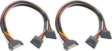 Produktbild Akasa SATA Strom-Y-Kabel - 30cm, 2er Pack