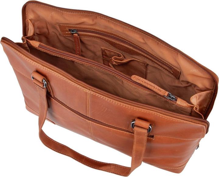 Produktbild The Chesterfield Brand Branson Schultertasche Leder 37 cm Laptopfach