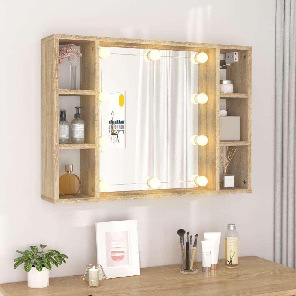 VidaXL, Spiegelschrank, Sheila (76 x 15 x 55 cm)