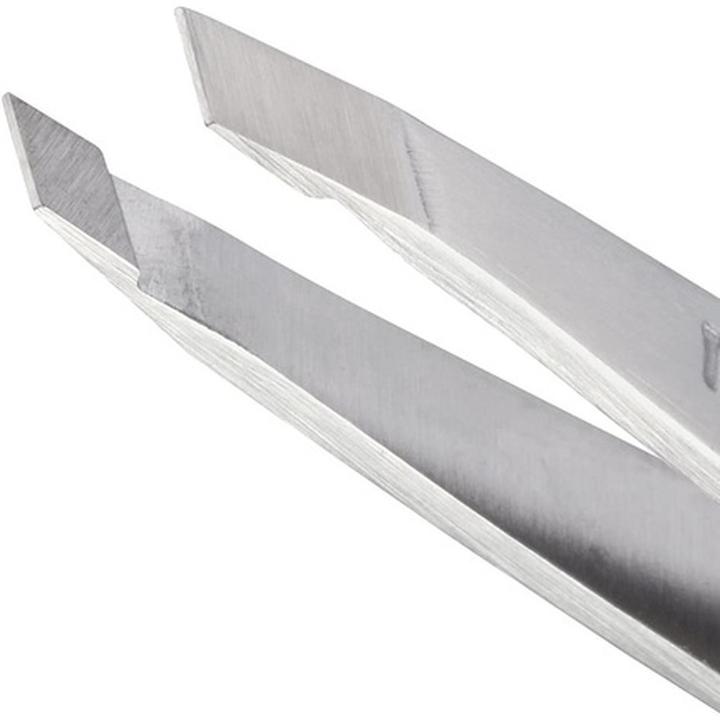 Actual product image Tweezerman Small, slanted stainless steel tweezers
