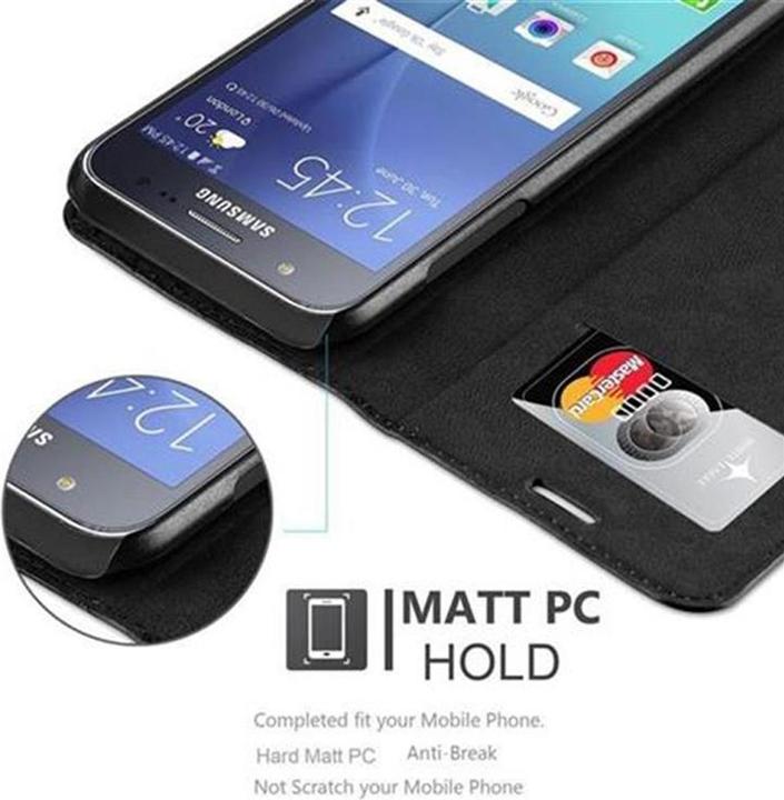 Actual product image Cadorabo Book Invisible Magnet Cover (Samsung Galaxy J5 (2015))