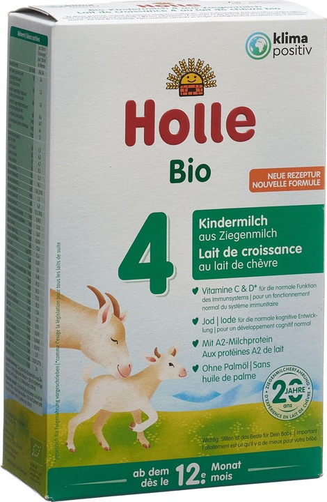 Immagine prodotto Holle Latte biologico per bambini 4 da latte di capra (400 g, a partire da 12 m.)