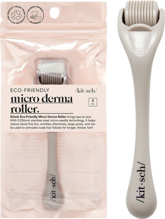 Actual product image Kitsch Micro Derma Roller grey