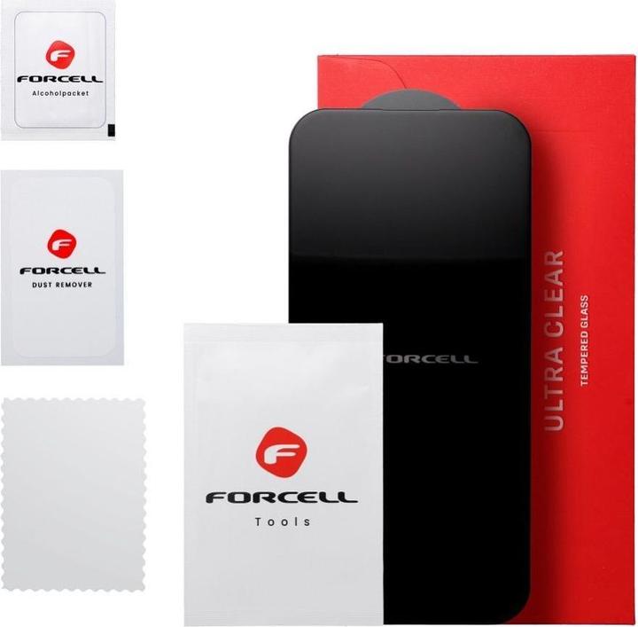 Produktbild Forcell Protective glass Ultra Clear Glass - for Samsung Galaxy S24 FE black (Samsung Galaxy S24 FE)