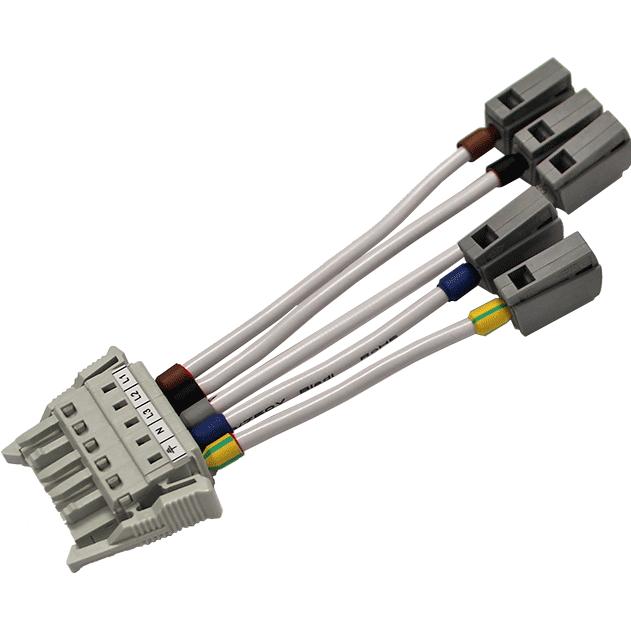 LAS, Zubehör Beleuchtung, Einspeisung f.FLEXOmodul Stecker m.Schnellklemmen