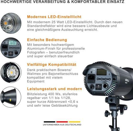 Actual product image Walimex pro Stager 600 HSS Set Single (Set, 600 Ws)
