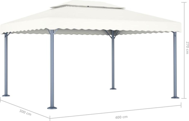 Actual product image VidaXL Paisley (400 cm, 300 cm)